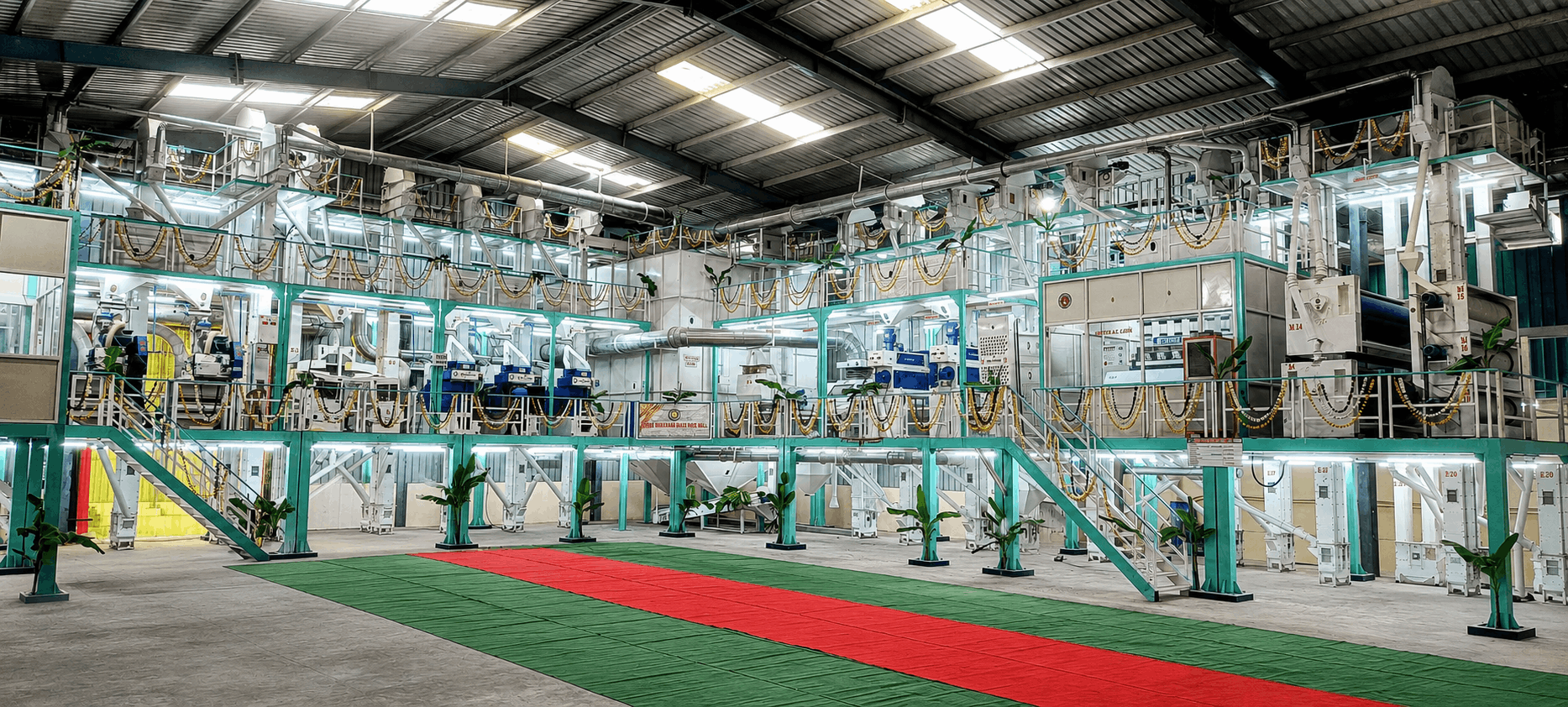 Rice mill machinery